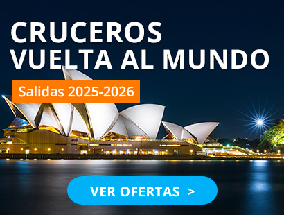 Cruceros Vuelta al Mundo 2025-2026. SoloCruceros.com