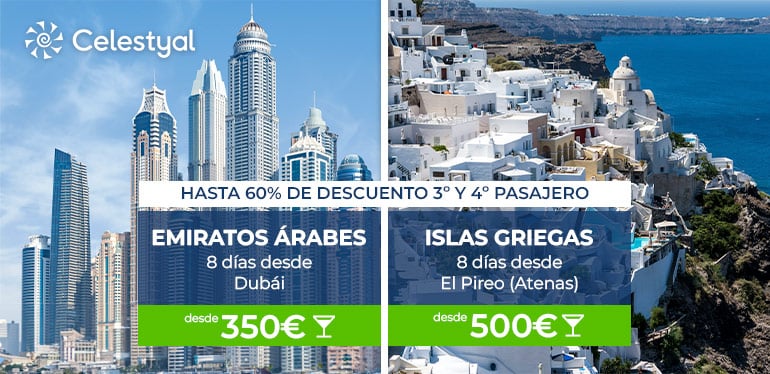 Oferta Celestyal Cruises. SoloCruceros.com