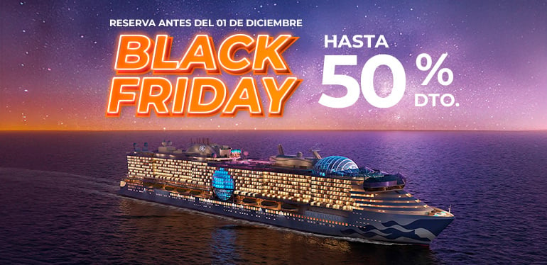 Black Friday 2024. Ofertas en cruceros SoloCruceros.com